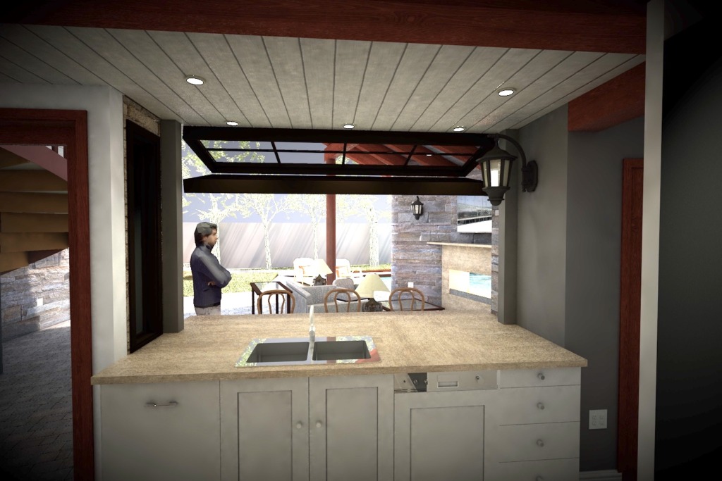 Kitchen window from Interior – dbaArchitects